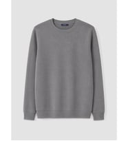 LC WAIKIKI Antrasit Bisiklet Yaka Erkek Sweatshirt