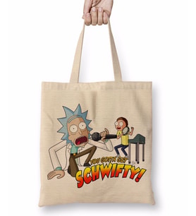 Rick and Morty Müzik Karoeke Bez Çanta Uzun Saplı