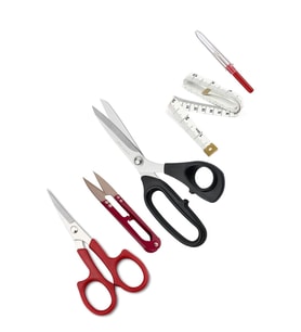 Plastik Saplı 10 No 25 Cm Kumaş Kesim Makası Set  JPT-10