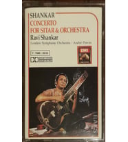 (Plak Değildir KASET tir) Shankar Concerto For Sıtar & Orchestra Ravi Shankar Kaset