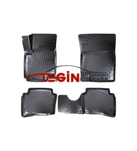Kia Venga 3D Havuzlu Paspas 2015 Siyah (Karışık)