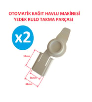 RULO 21cm Otomatik Kağıt Havlu Dispanseri Yedek Parça Beyaz - 2 Adet