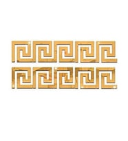 Dekoratif LABIRENT BORDÜR 20adet  GOLD Pleksi Dekor Ayna 7x7cm Tavan Antre Mobilya