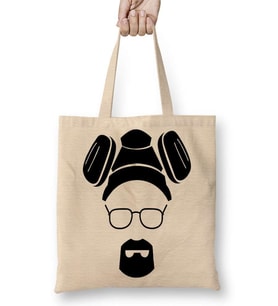 Breaking Bad Mascara Heisenberg Bez Çanta Uzun Saplı