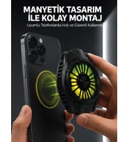 Soğutma Teknolojili Rgb Işıklı Telefon Soğutucu