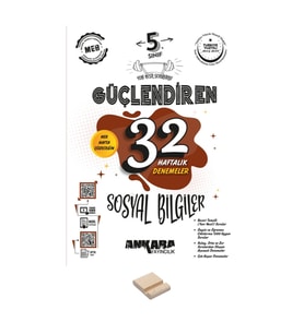 5. Sınıf Güçlendiren 32 Haftalık Sosyal Bilgiler Kazanım Denemeleri ve Telefon Standı