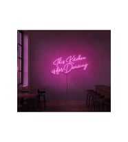 This Kitchen is for Dancing Yazılı Neon Tabela