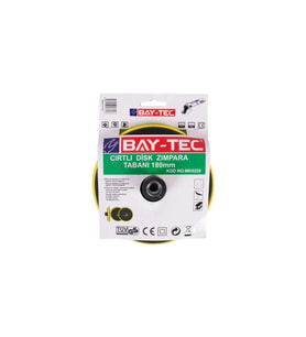 Cırtlı Zımpara Disk Altlığı 180 mm MK0228 (Standart)