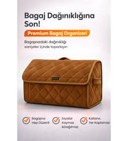 Bagaj Çantası Oto Bagaj Organizer Lüks Tay Tüyü Su Geçirmez Kaymaz Katlanır Düzenleyici