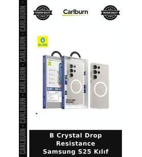 B Crystal Drop Resistance Samsung S25 Kılıf Mobil Aksesuar Telefon Kabı