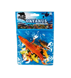 Okyanus Hayvanları Poşetli Hayvan Oyun Seti