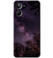 Realme 10 4G Kılıf HD Desen Baskılı Kılıf - Gece Galaksi