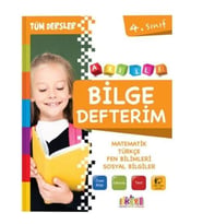 4.Sınıf Tüm Dersler Akıllı Bilge Defterim KALİTELİ EĞİTİM (Karışık)
