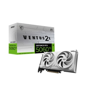 MSI GEFORCE RTX5060TI 16G VENTUS 2X OC WHITE PLUS 16GB GDDR7 128BIT 3XDP 1XHDMI EKRAN KARTI