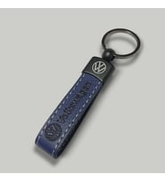 Volkswagen Yazılı Ve Logolu Anahtarlık (LACİVERT) TERMO DERİ (Standart)