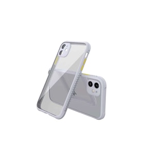 iPhone 12 Mini Kılıf Miami Şeffaf Silikon - Lila