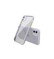 iPhone 12 Mini Kılıf Miami Şeffaf Silikon - Lila