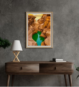 Manzara Wallpaper Metal Poster Metal Tablo Metal Üzerine Baskılı Metal Poster Ev Duvar Dekorasyon