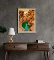 Manzara Wallpaper Metal Poster Metal Tablo Metal Üzerine Baskılı Metal Poster Ev Duvar Dekorasyon