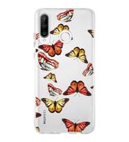 PrintiFy Huawei P30 Lite ile Uyumlu 1mm Slim Fit Water Color 2 Baskılı Şeffaf  Kılıf
