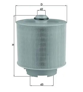 MAHLE LX10062D Hava Filtresi 4F0133843
