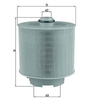 MAHLE LX10062D Hava Filtresi 4F0133843