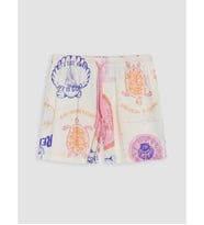 LCW DREAM Bej Desenli Kadın Şort Pijama Alt