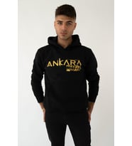 ANKARA MAFIA Kapşonlu Siyah Unisex Sweatshirt Hoodie Polar + HEDİYE