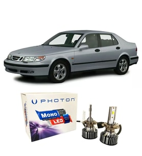 Saab 9-5 Led Xenon Kısa Far Ampulü H1 Mono Yeni Seri Beyaz 1997-2001