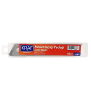 KRAF METAL MAKET BIÇAĞI GENİŞ YEDEĞİ 10'LU 618G