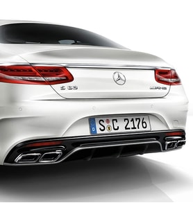 S COUPE C217 S500 S63 UYUMLU AMG DİFÜZÖR + EGZOZ UÇLARI