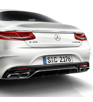 S COUPE C217 S500 S63 UYUMLU AMG DİFÜZÖR + EGZOZ UÇLARI