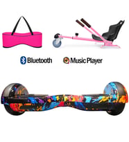 Citymate Elektrikli Kaykay Hoverboard Akıllı Denge 6.5 Inch + HoverKart + Çanta EXTREM PAKET D26