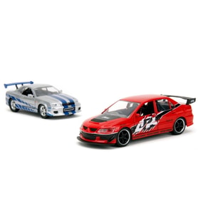 Mey İthalat® Hızlı & Öfkeli 2'li Paket, 2006 GTR R34 Model Arabaları