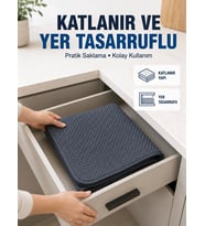 Mutfak İçin Su Emici Kurutma Matı Bardak, Tabak ve Kase Kurutma Matı