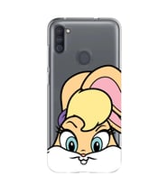 Samsung Galaxy M21 Uyumlu Lola Bunny Desenli Şeffaf Telefon Kılıfı