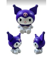 Büyük Boy Sık Bırak 12cm - Kuromi Sukuşi Mor - Kuromi Sukuşi Kromi Squishy