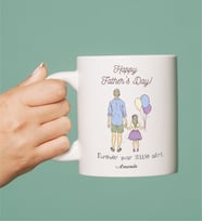 Happy Father's Day Baskılı Kupa Bardak / Mug