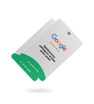 NFC ve QR Kodlu Google Yorum ve Puanlama Kartı 2'Lİ PAKET