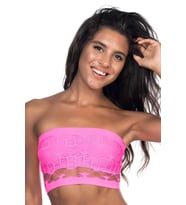 FUŞYA MI Emay 4050 Double Örgü Toparlayıcı Straplez Büstiyer