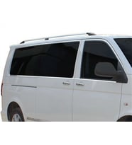 Volkswagen Multivan Uyumlu T5.5 Cam Çerçevesi 14 Parça Krom (U.Ş) Çift Sürgü 2010-2014