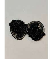12X6 CM PUL PAYETLİ BONCUK İŞLEME YAMA ARMA APLİKE AKSESUAR