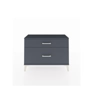 Arges Şifonyer 2 Çekmeceli 88x30x64 Antrasit-Antrasit