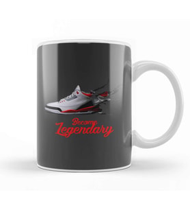 Become Legendary Air Jordan 3 Kupa Bardak Porselen