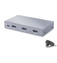 HADRON HDX1428 HDMI Splitter EDID 4K 60 Hz 1 Giriş 2 Çıkış Gri