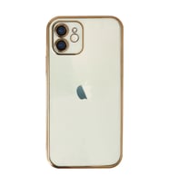 İphone 12 Kılıf Lensli - Gold