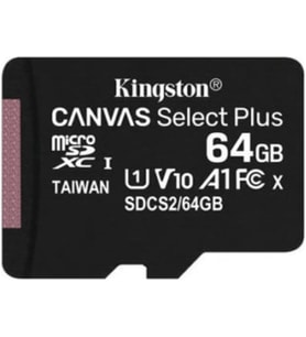 Kingston Microsdxc Canvas Select Plus 64Gb Hafıza Kartı Sdcs2/64Gb (Çok Renkli)