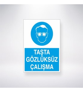 Taşta Gözlüksüz Çalışma 21x35 Arkası Yapışkanlı Levha