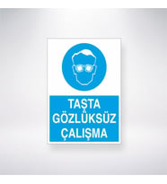 Taşta Gözlüksüz Çalışma 21x35 Arkası Yapışkanlı Levha