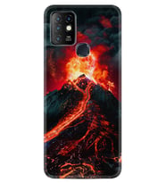 INFINIX Hot 8 9 10 11S Hot 10 Play 10T Kılıf Desemli Silikon Yanardağ 1611